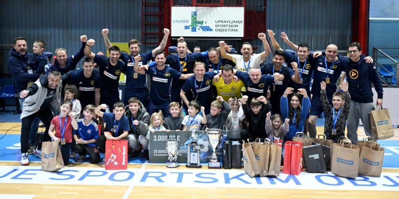 Zagreb: Finale veteranskog turnira Kutije šibica između Promotionplay Domograda i Senjak Hotela Matan