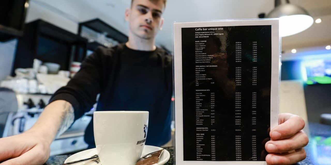 Vlasnik kafi?a iz Zagreba cijene svih kava zaokru�io na jedan euro
