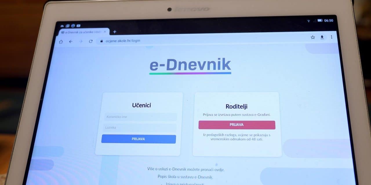 Zagreb: Od danas roditelji izostanke djeteta mogu opravdavati i putem e-Dnevnika
