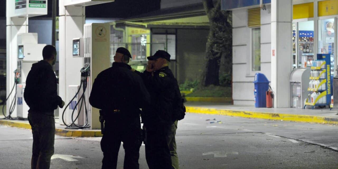 benzinska postaja policija