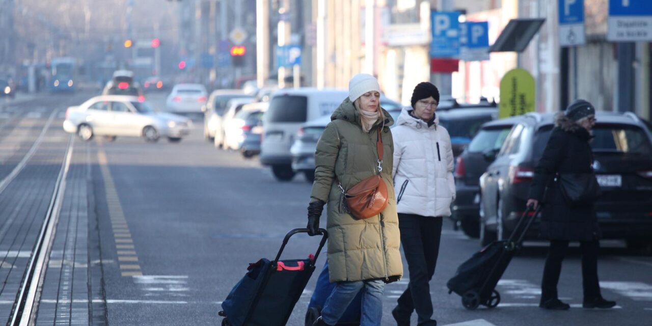 Zagreb: Hladno jutro na zagrebačkom Kvatriću