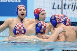 Zagreb: Polufinalna utakmica Hrvatske i Mađarske na Europskom prvenstvu u vaterpolu