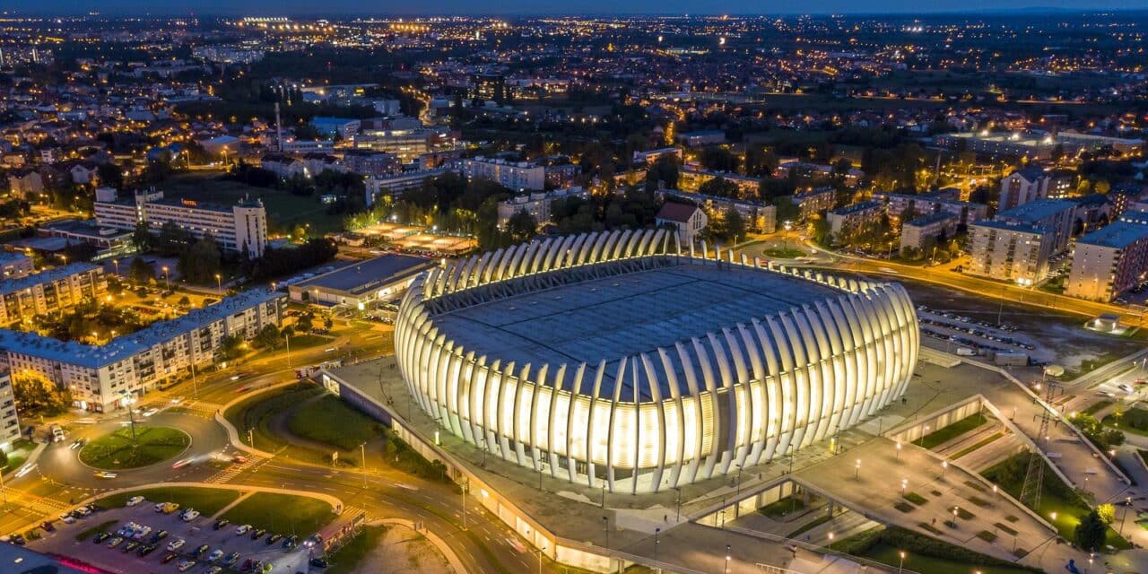 Fotografije iz zraka Arene Zagreb
