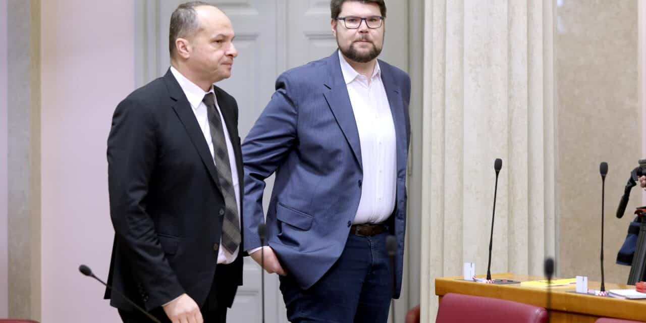 Zagreb: Pocela 21. sjednica Hrvatskoga sabora