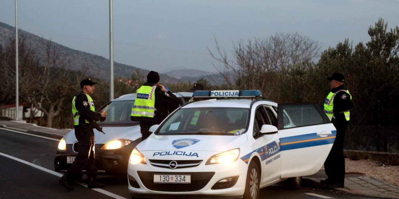 Šibenik: Zbog potrage za ubojicom policija blokirala sve prilaze gradu