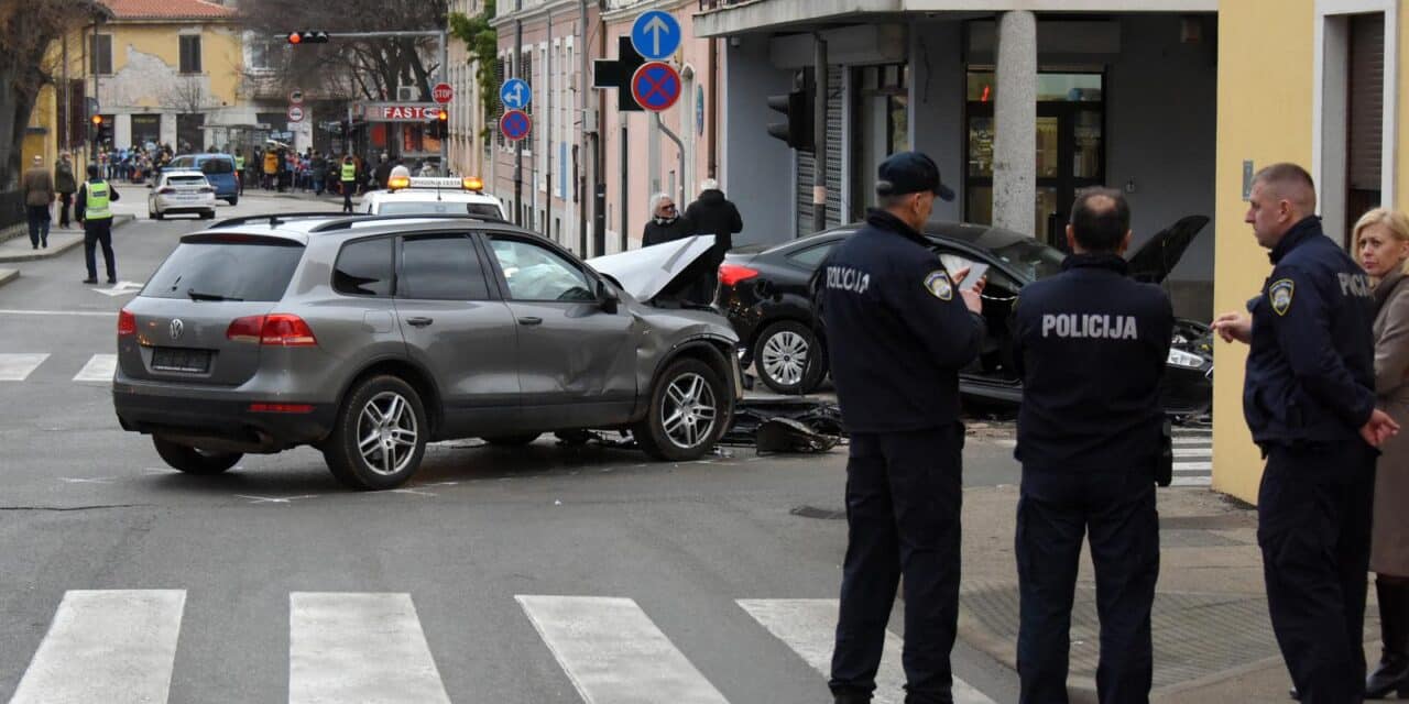 Prometna nesreća u centru Pule, ozlije?eno troje ljudi