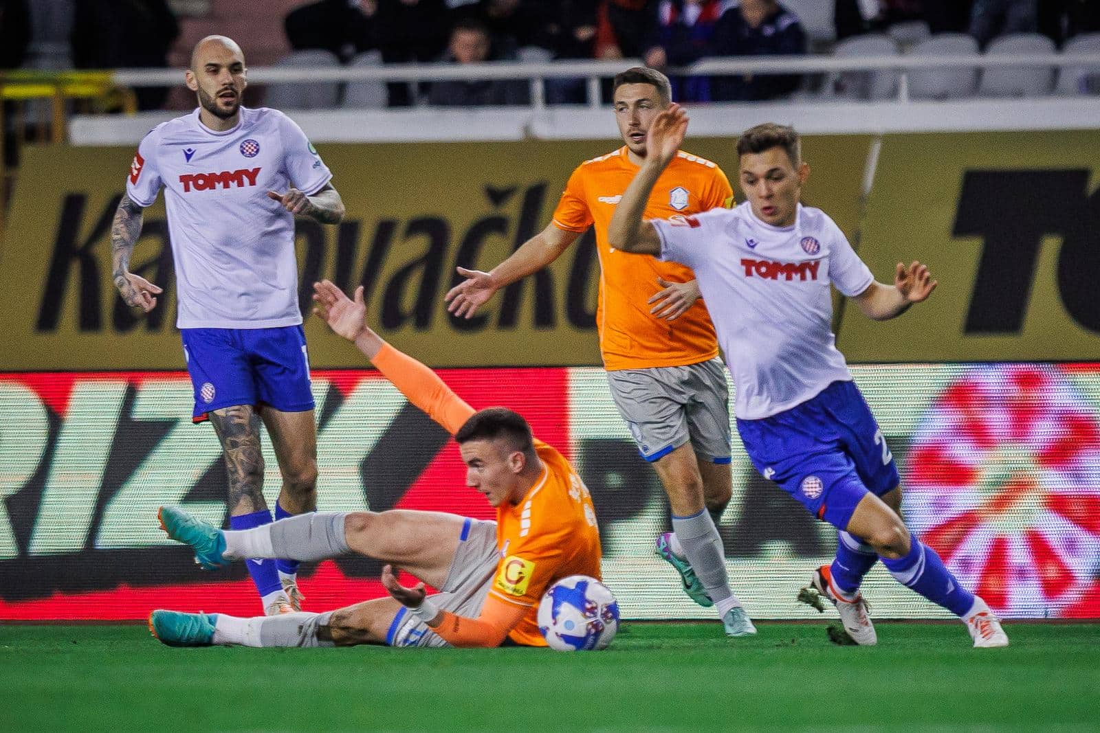 Split: Utakmica HNK Hajduk – NK Varaždin u četvrtfinalu Supersport Hrvatskog nogometnog kupa