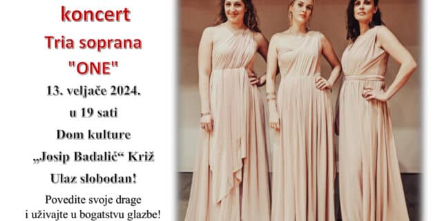 Valentinovski koncert Trio soprana One-plakat-prijedlog