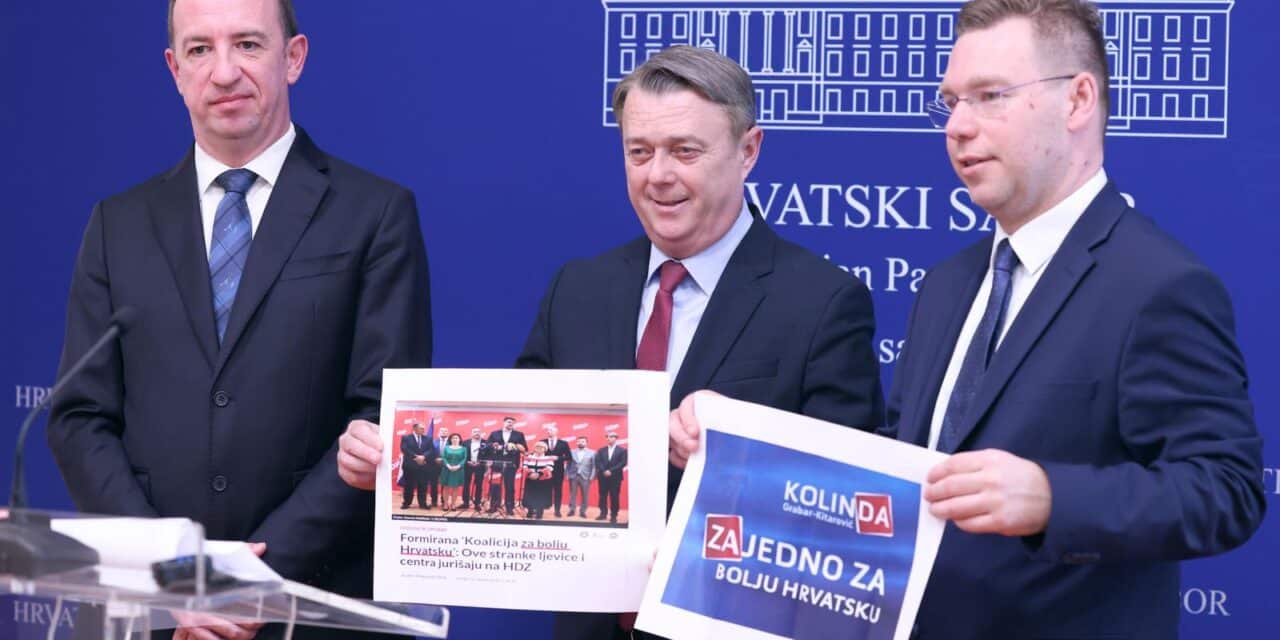 Zagreb: HDZ o aktualnim temama