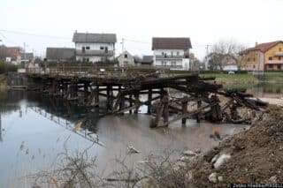 Velika Gorica: Započeli su radovi na uklanjanju starog mosta u Čičkoj Poljani