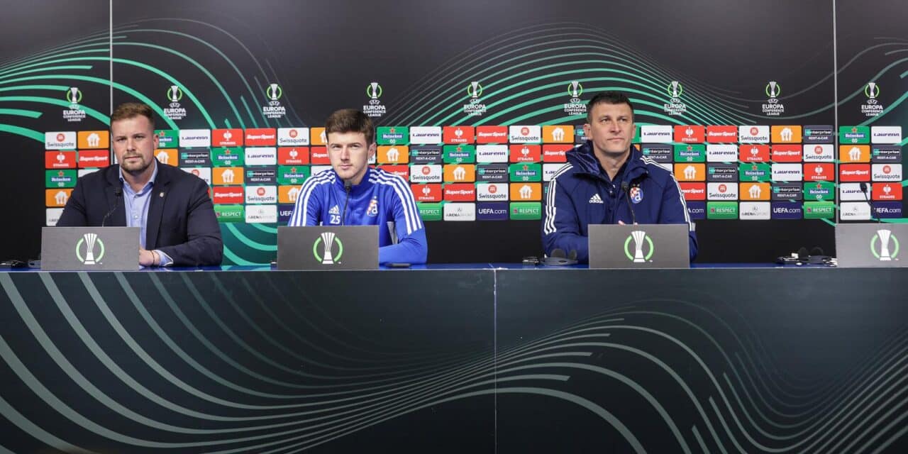 Zagreb: Konferencija za medije GNK Dinamo uoči sutrašnjeg ogleda s PAOK-om