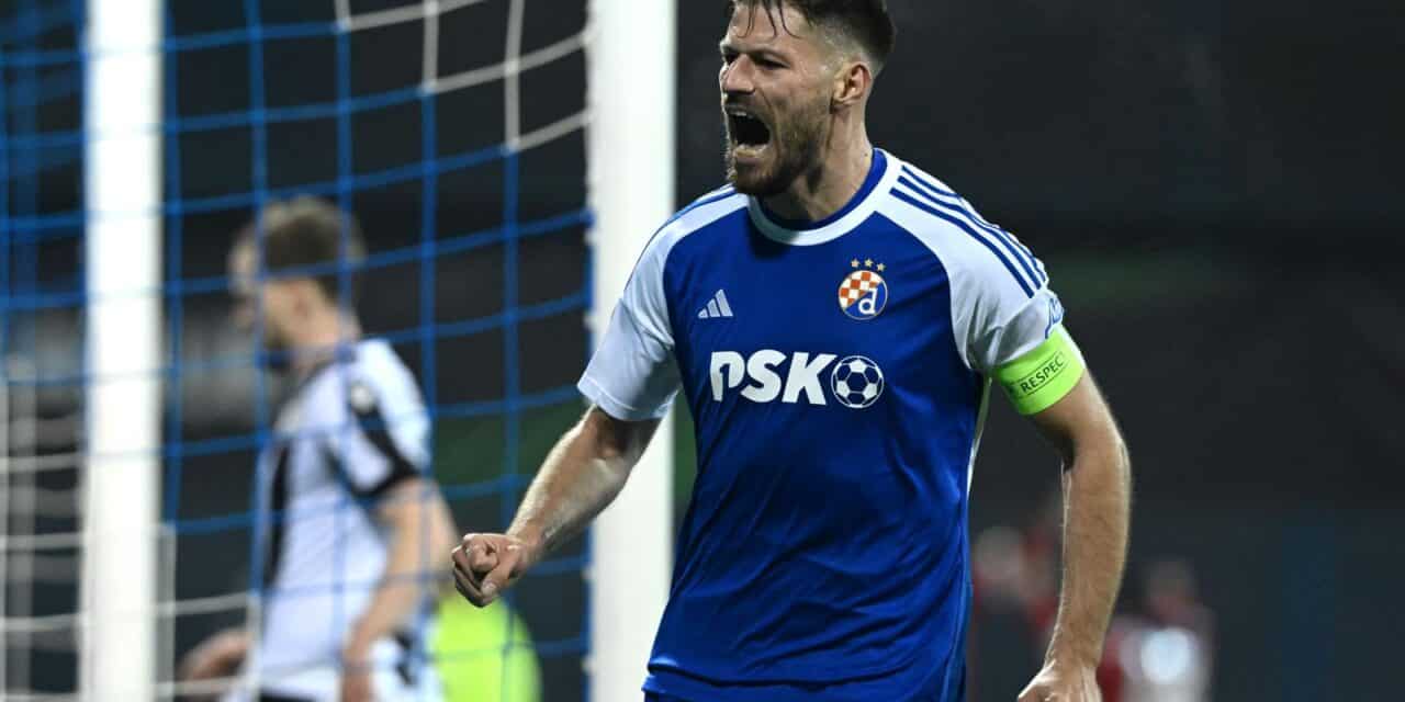 Zagreb: Slavlje igrača Dinama nakon što je Petković modre doveo u vodstvo