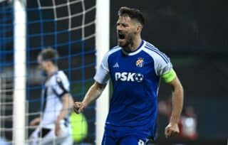 Zagreb: Slavlje igrača Dinama nakon što je Petković modre doveo u vodstvo