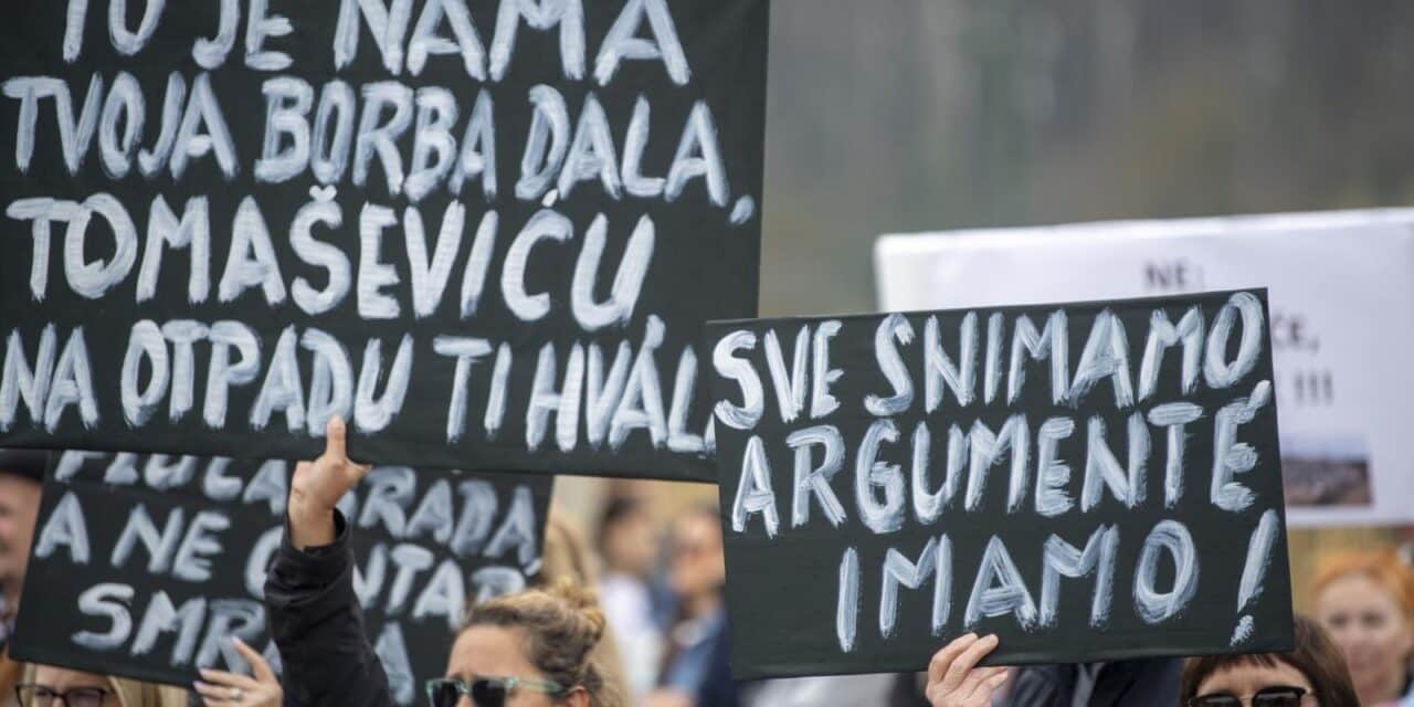 Zagreb: Prosvjed protiv gradskog biootpada u rasadniku Čret