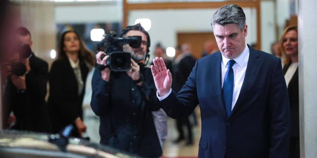 ARHIVA – 2020. Zagreb: Milanović ispratio Kolindu Grabar Kitarović s Pantovčaka