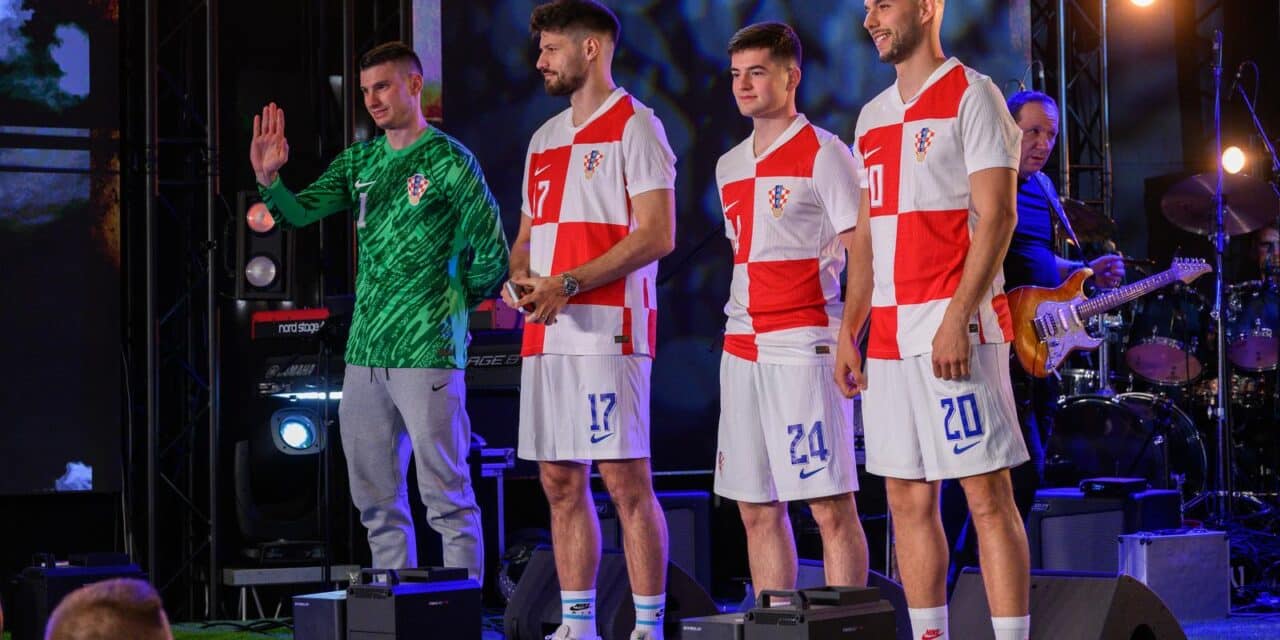 Zagreb: Ekskluzivno predstavljanje novih dresova hrvatske nogometne reprezentacije