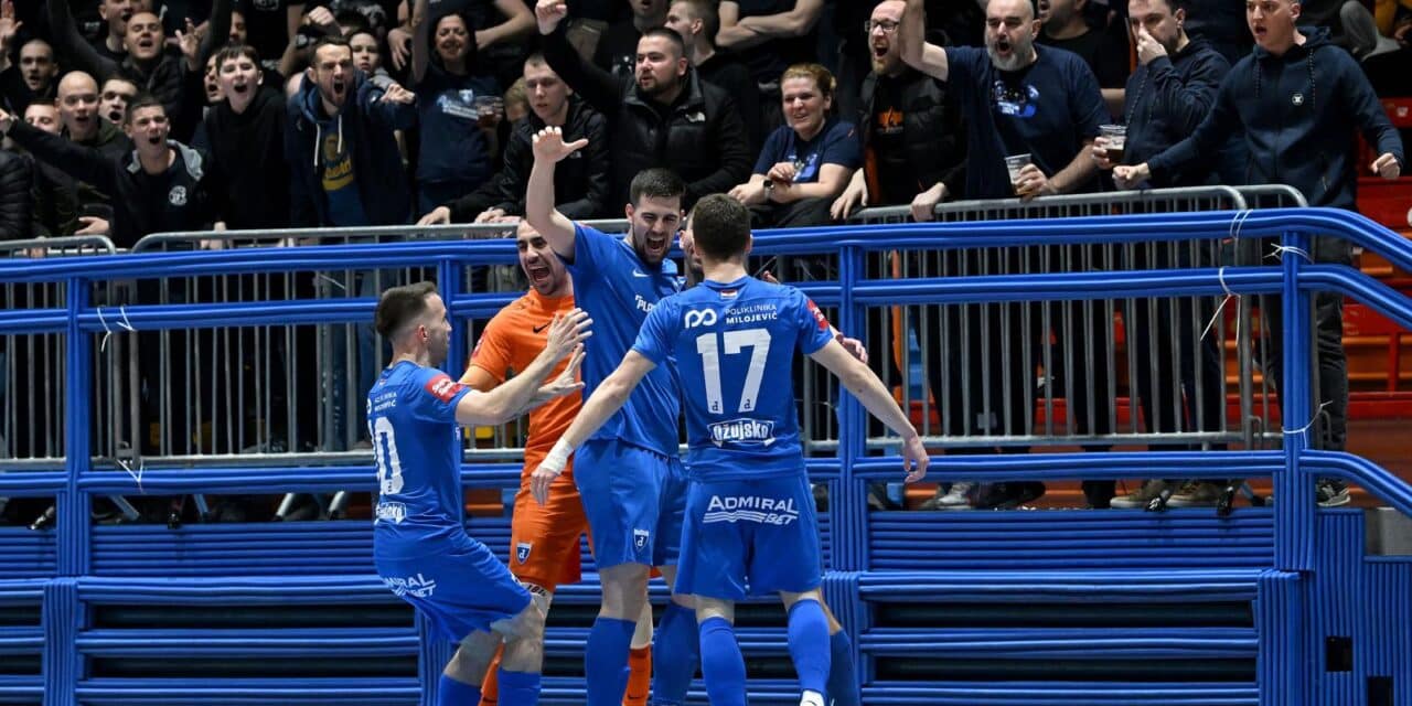 Zagreb: Prva utakmica četvrtfinala SuperSport HMNL-a, MNK Futsal Dinamo – MNK Torcida