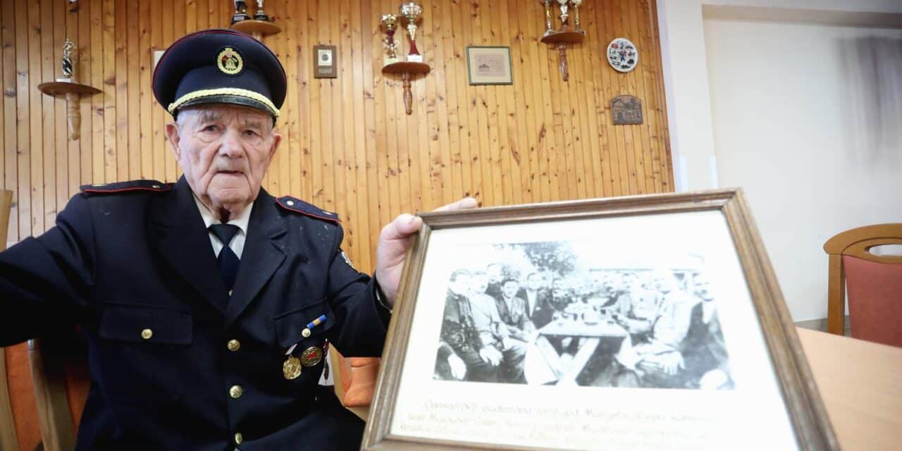 Vatrogasna legenda, 94-godišnji Gabro Čukelj najstariji je vatrogasac u Zagorju