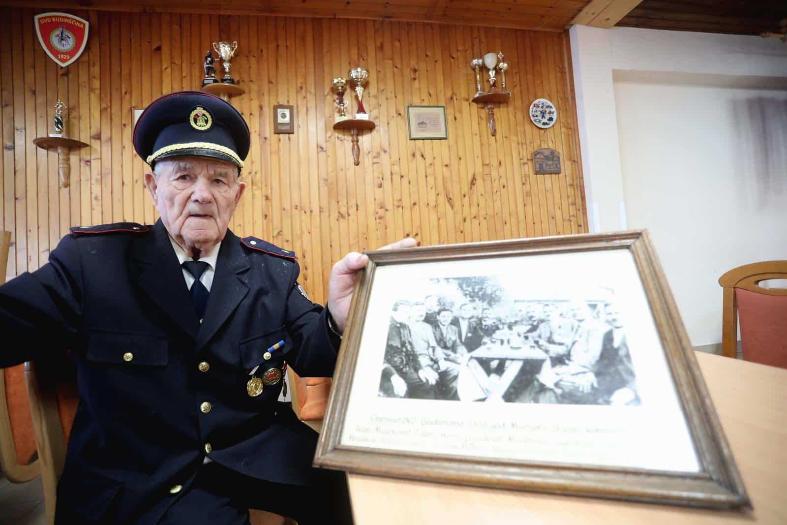 Vatrogasna legenda, 94-godišnji Gabro Čukelj najstariji je vatrogasac u Zagorju