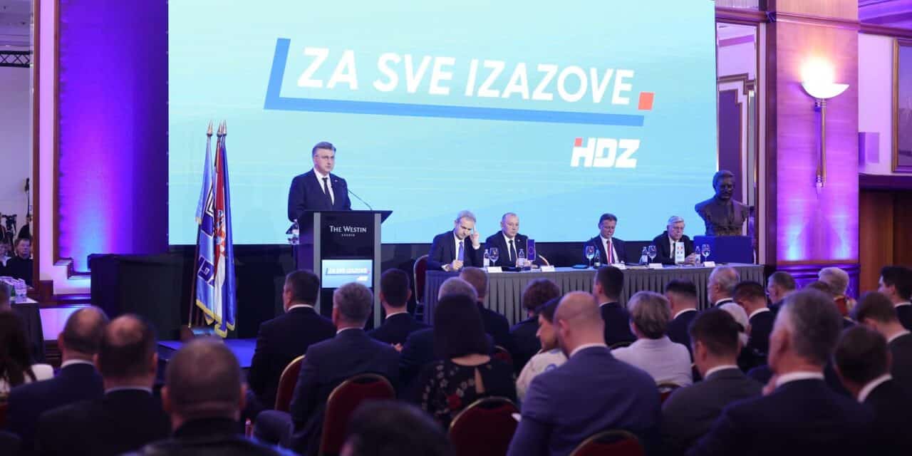 Zagreb: U hotelu Westin održana je sjednica Predsjedništva HDZ-a