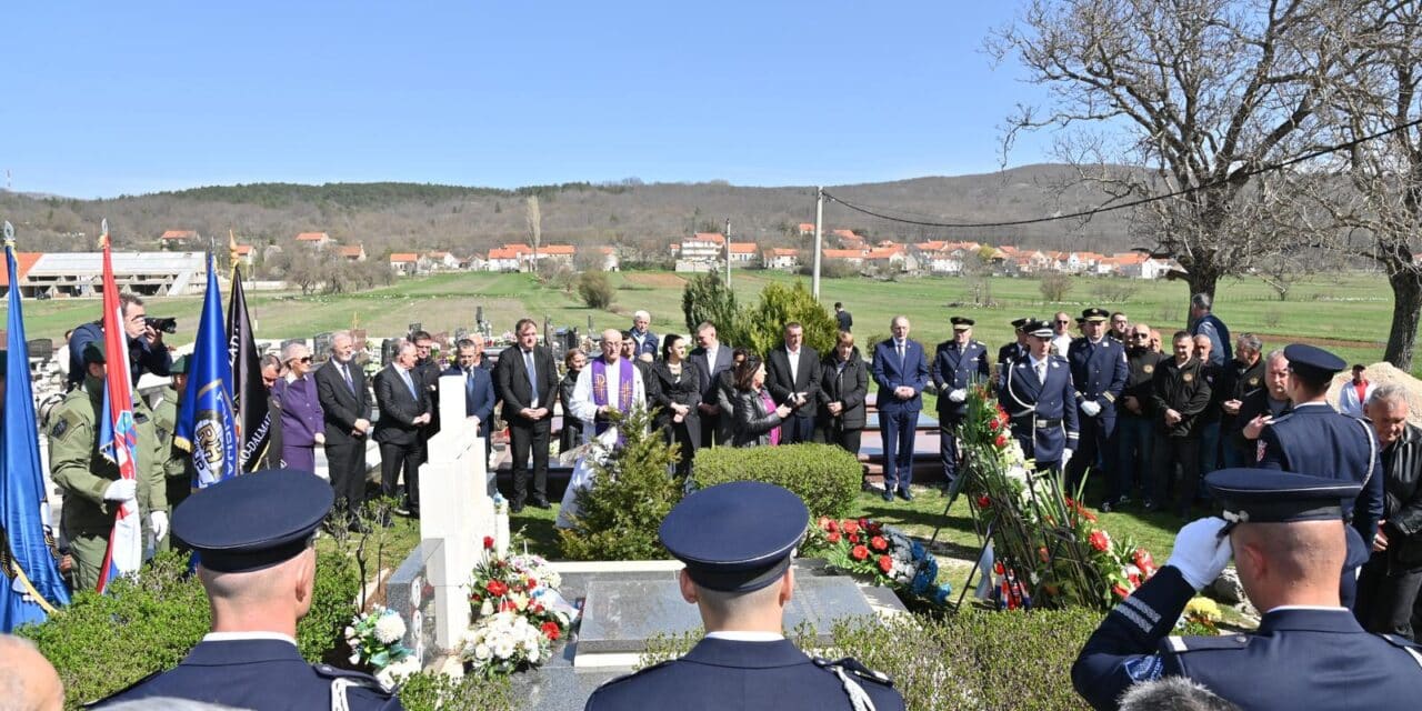 Ar�ano: Odr�ana obljetnica pogibelji prvog hrvatskog redarstvenika Josipa Jovi?a