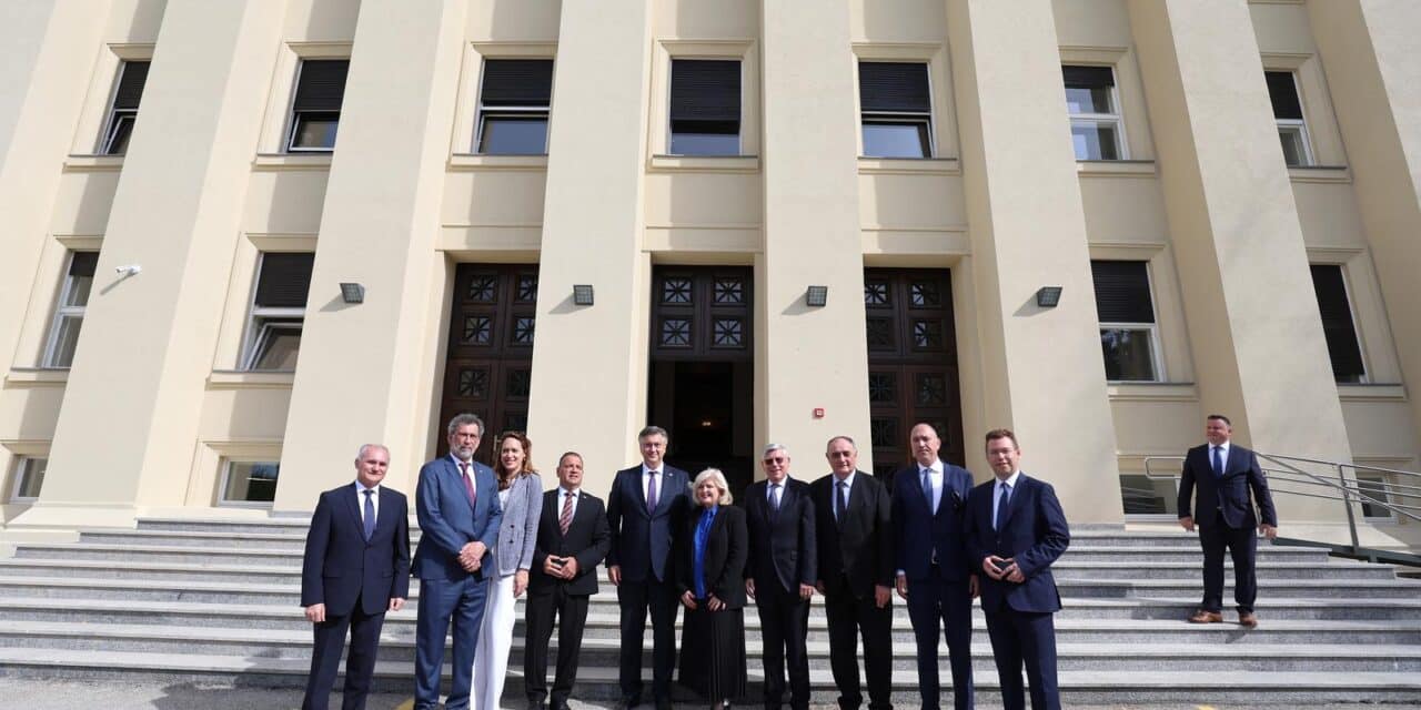 Zagreb: Andrej Plenković nazočio svečanosti otvorenja obnovljene zgrade Škole narodnog zdravlja Andrija Štampar