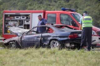 Na autocesti Rijeka-Zagreb zapalio se automobil