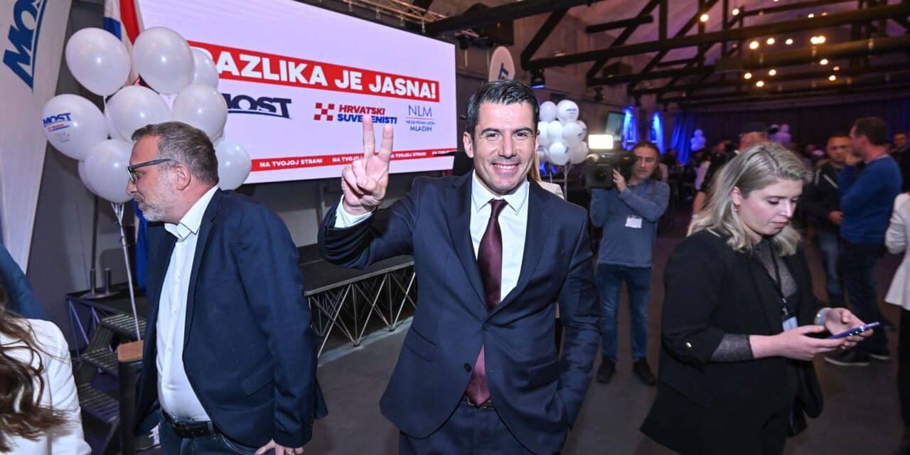 Zagreb: Doček izbornih rezultata u stožeru Mosta i partnera