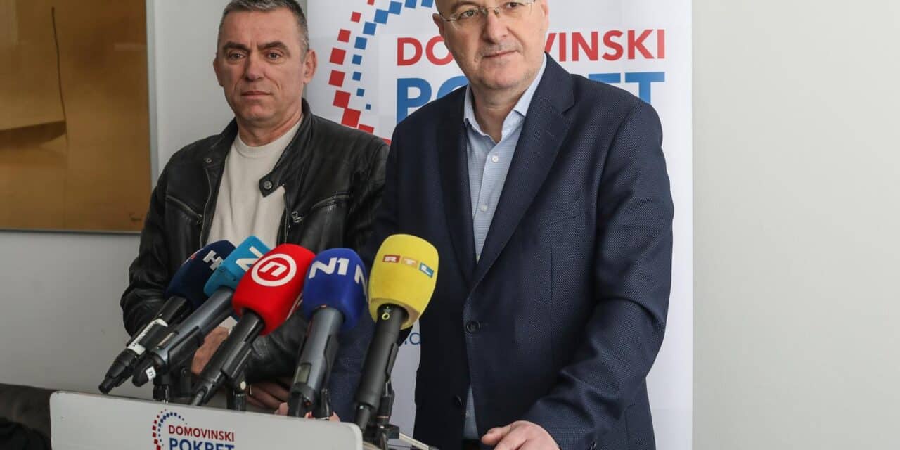 Zagreb: Konferencija za medije Domovinskog pokreta