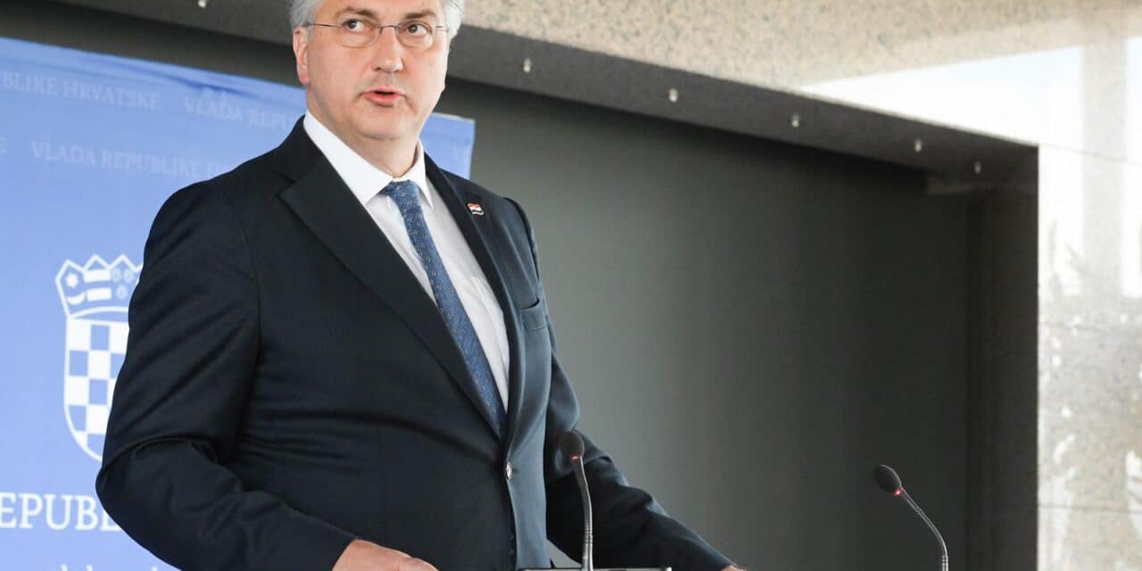 Zagreb: Izjava za medije predsjednika Vlade Andreja Plenkovića