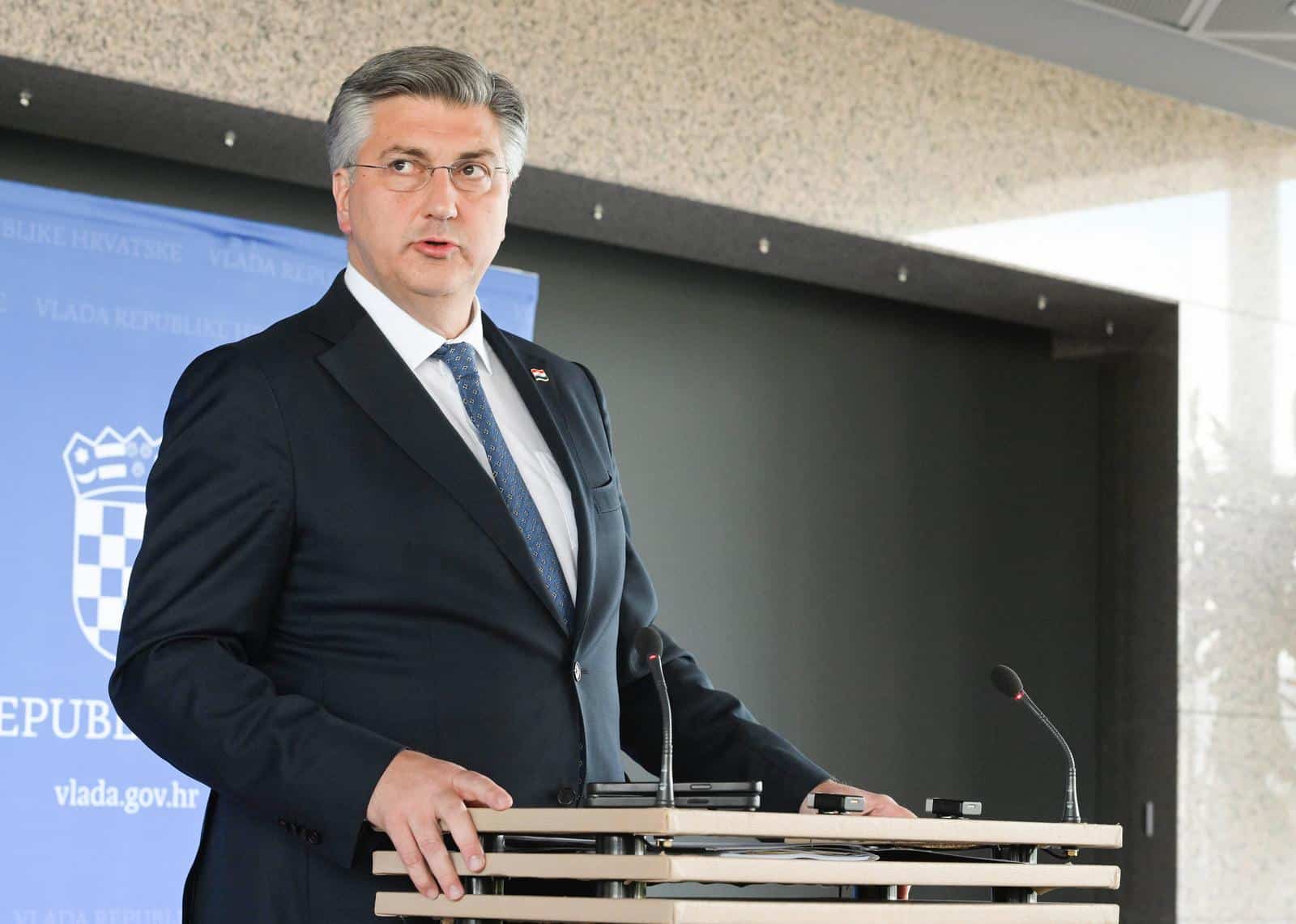 Zagreb: Izjava za medije predsjednika Vlade Andreja Plenkovića