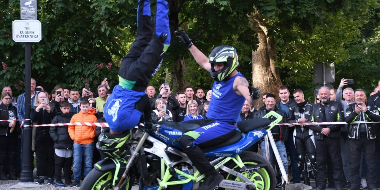Bjelovar: Akrobatski moto stunt show Dejana Špoljara