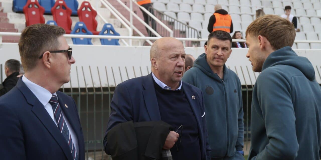 Split:  Velimir Zajec i Sergej Jakirović na Poljudu uoči početka utakmice