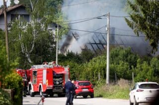 Požar kuće u Ivancu Bistranskom