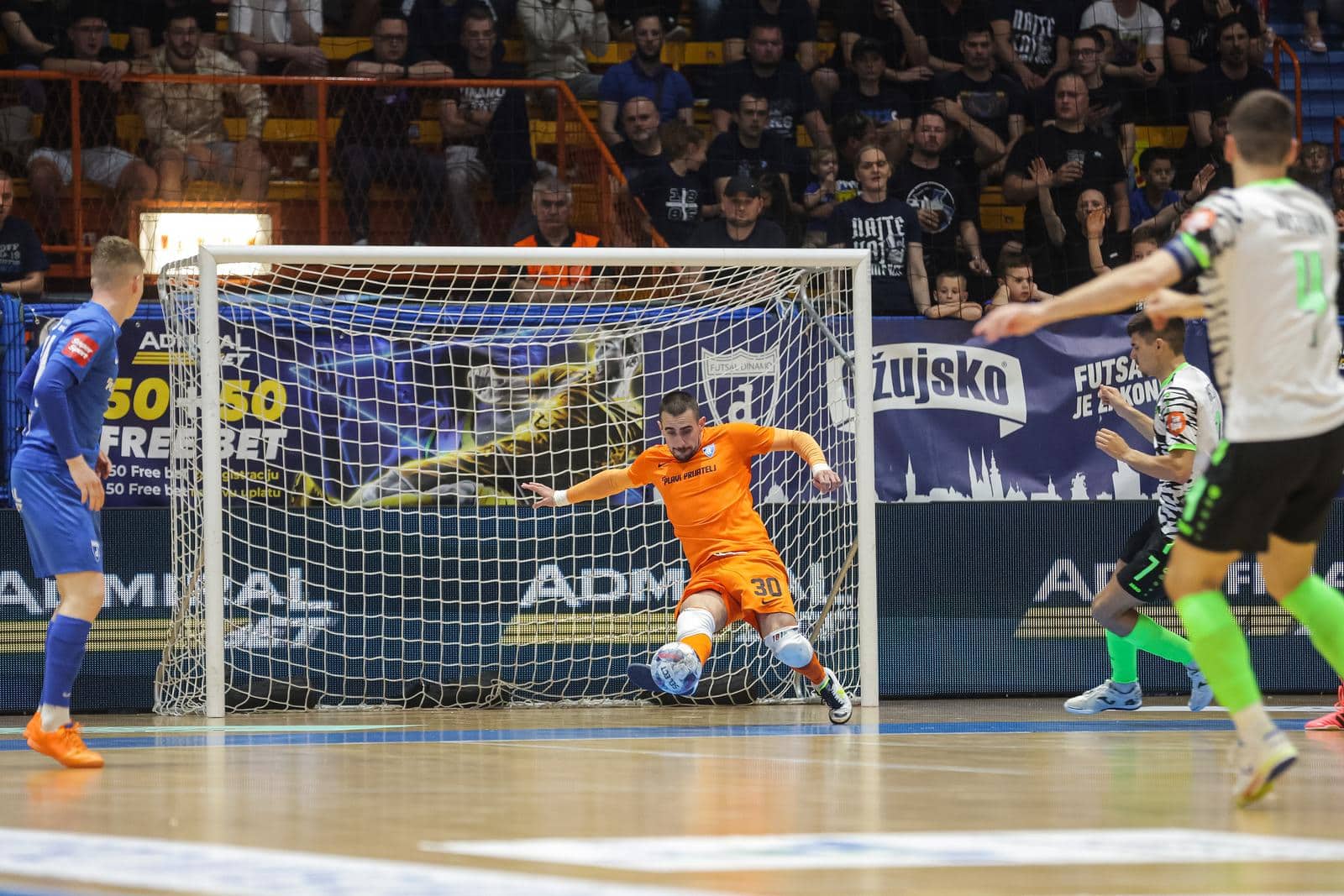 Druga utakmica finala SuperSport HMNL-a između Futsal Dinama i Olmissuma
