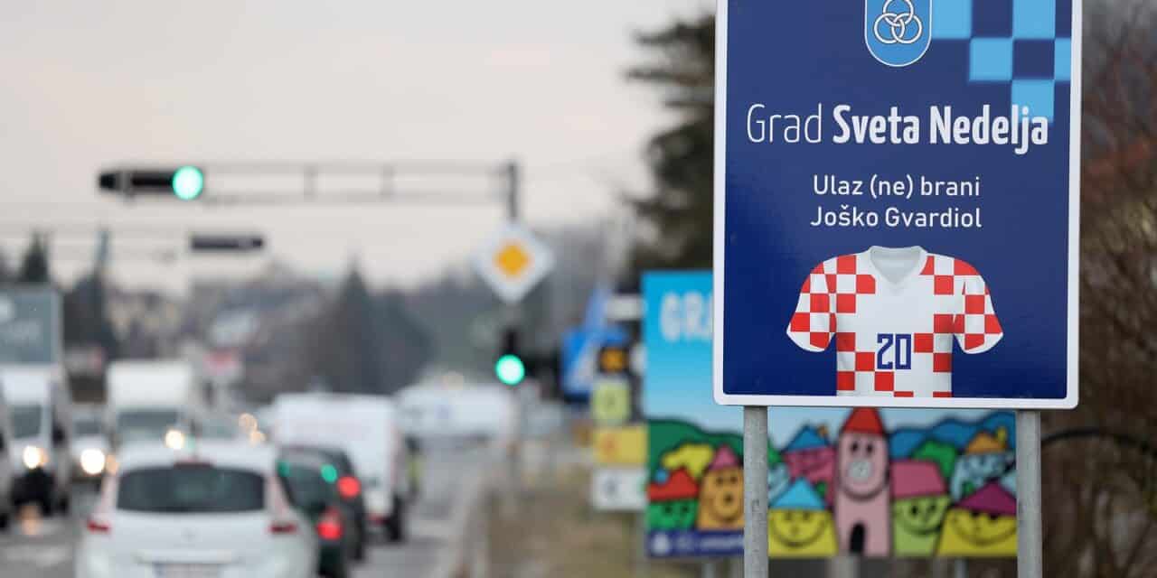 Na ulazu u Svetu Nedelju postavljena tabla u čast Jošku Gvardiolu