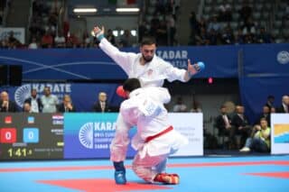 Zadar: Europsko prvenstvo u karateu, Anđelo Kvesić – Ismail Bellemkhannate