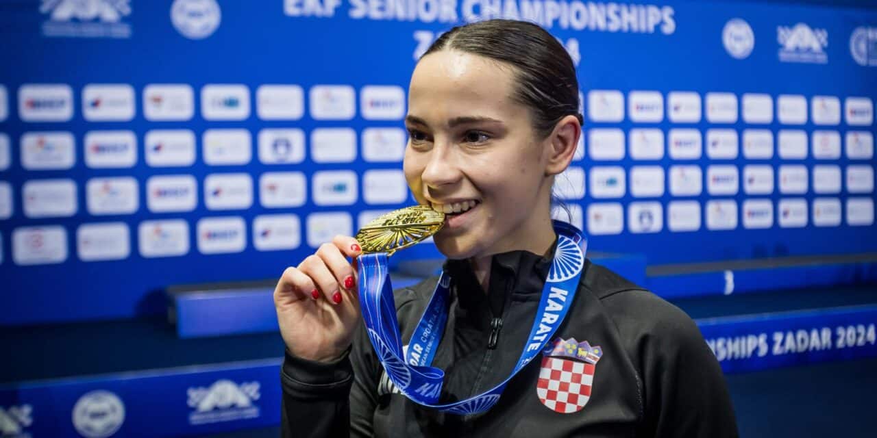 Zadar: Ema Sgardelli osvojila je zlato na Senior Championship Karate 2024.