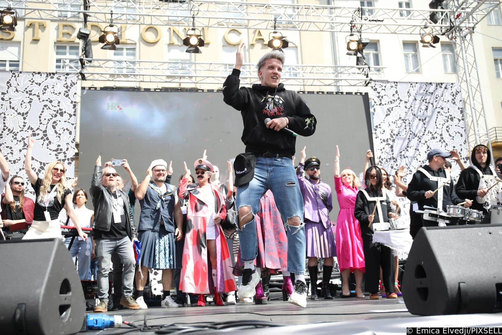 Grad Zagreb spektakularno dočekao Baby Lasagnu