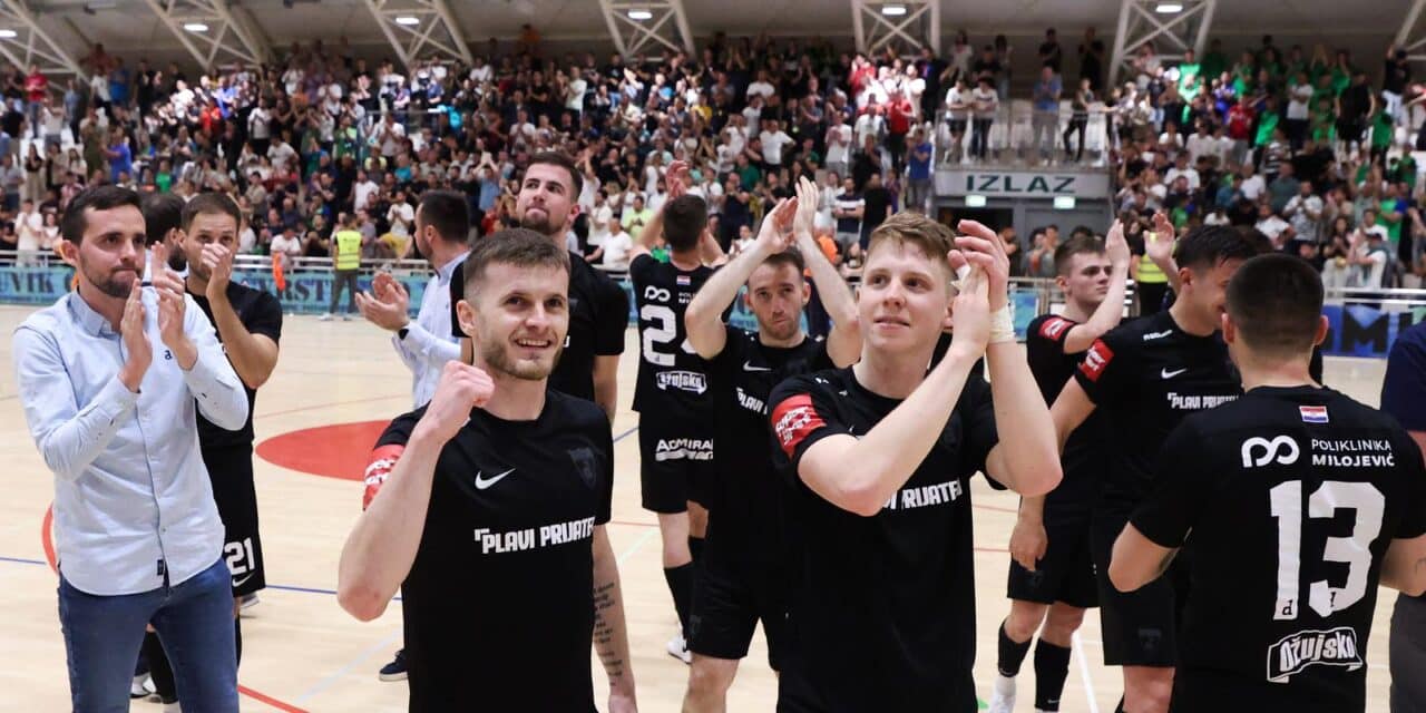 Omiš: 4. utakmica finala HMNL između Futsal Dinama i Olmissuma