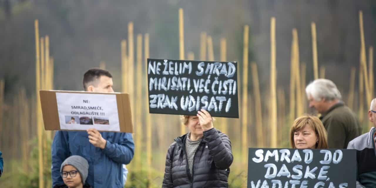 Zagreb: Prosvjed protiv gradskog biootpada u rasadniku Čret