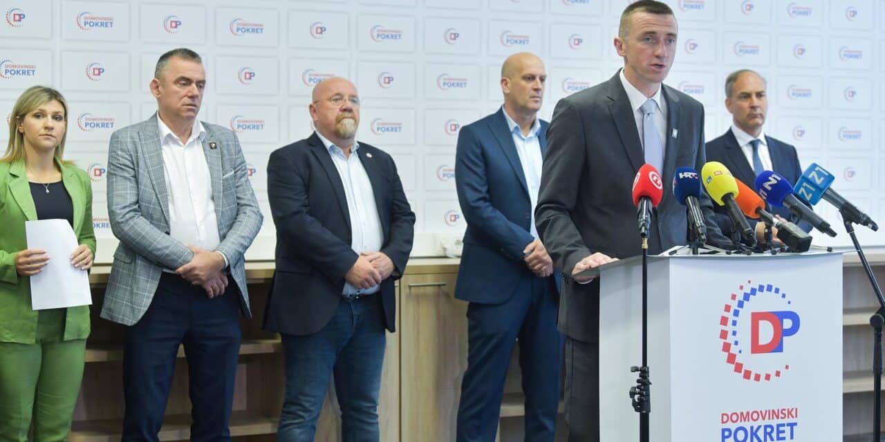 Zagreb: Ivan Penava predstavio kandidate Domovinskog pokreta za Europske izbore