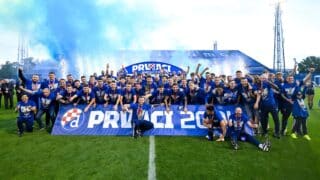 Ceremonija dodjele pehara Dinamu, osvajaču SuperSport Hrvatske nogometne lige