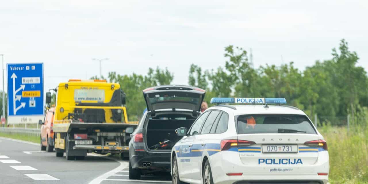 Osijek: Na osječkoj obilaznici zapalio se automobil