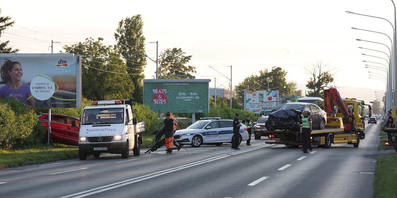 Pet ozlijeđenih u teškom sudaru u Zagrebu