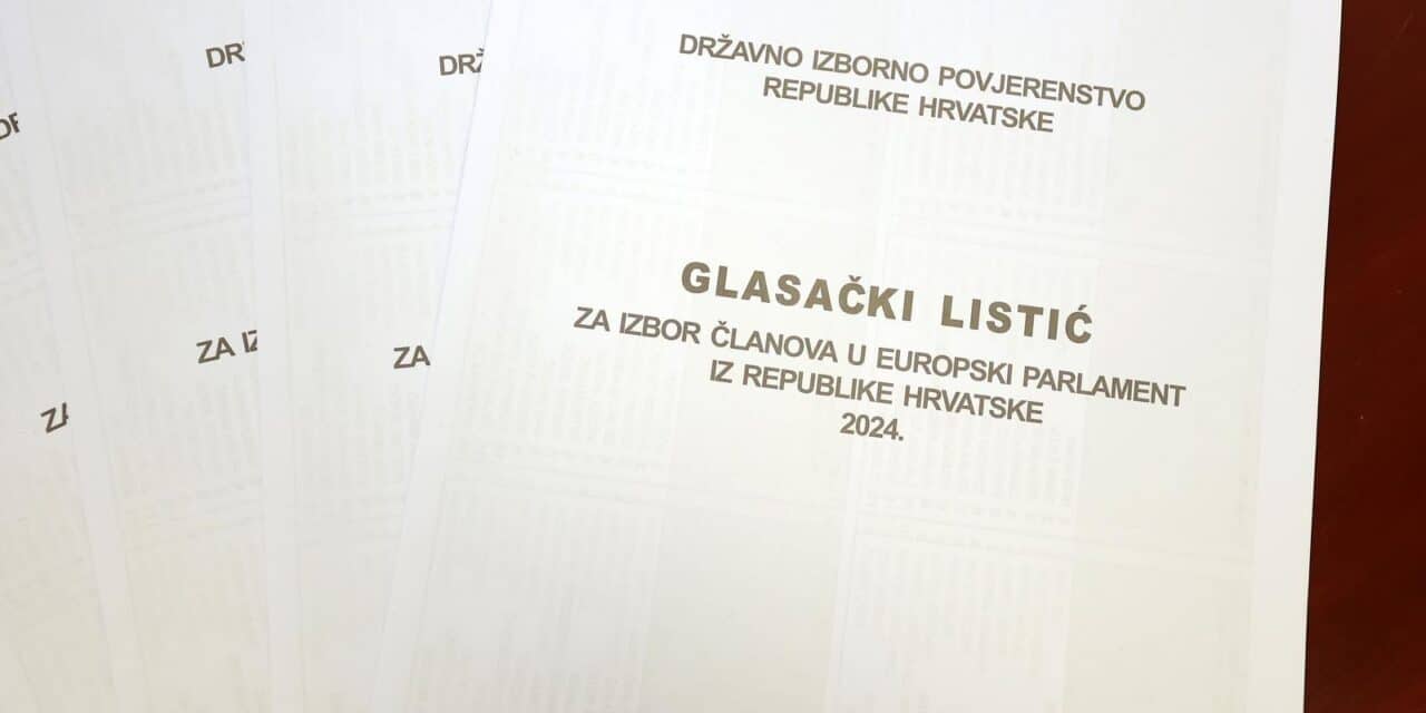 Zagreb: Građani glasuju na izborima za Europski parlament