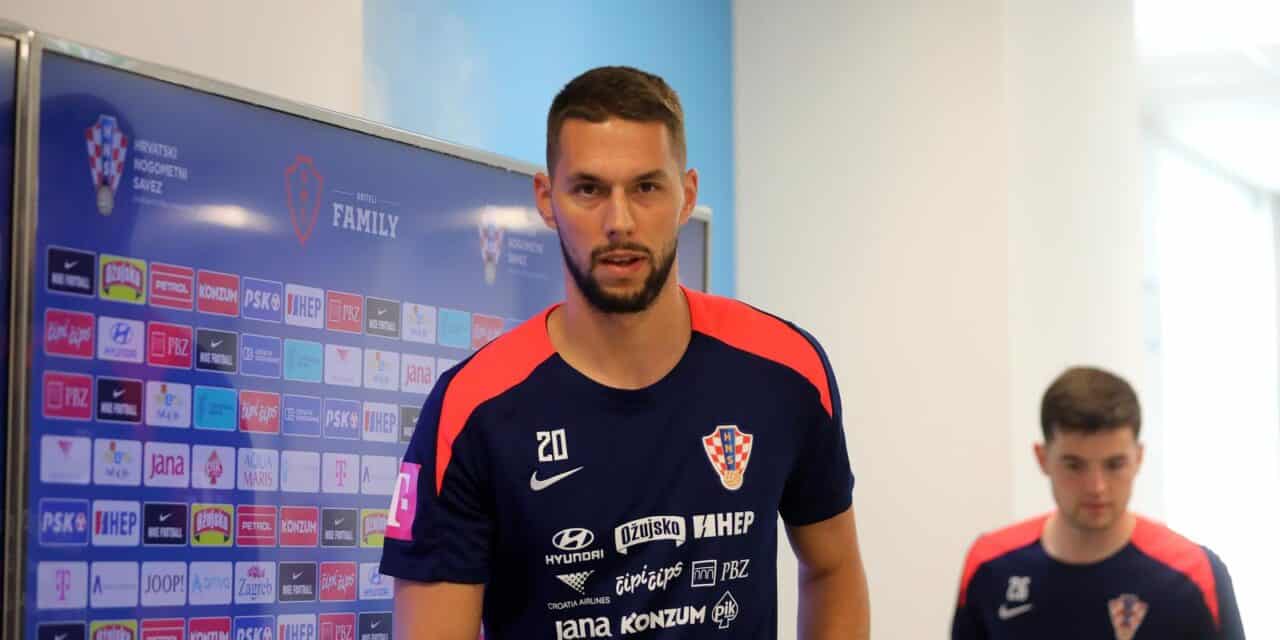 Rijeka: Marko Pjaca i Martin Baturina na konferenciji za novinare.