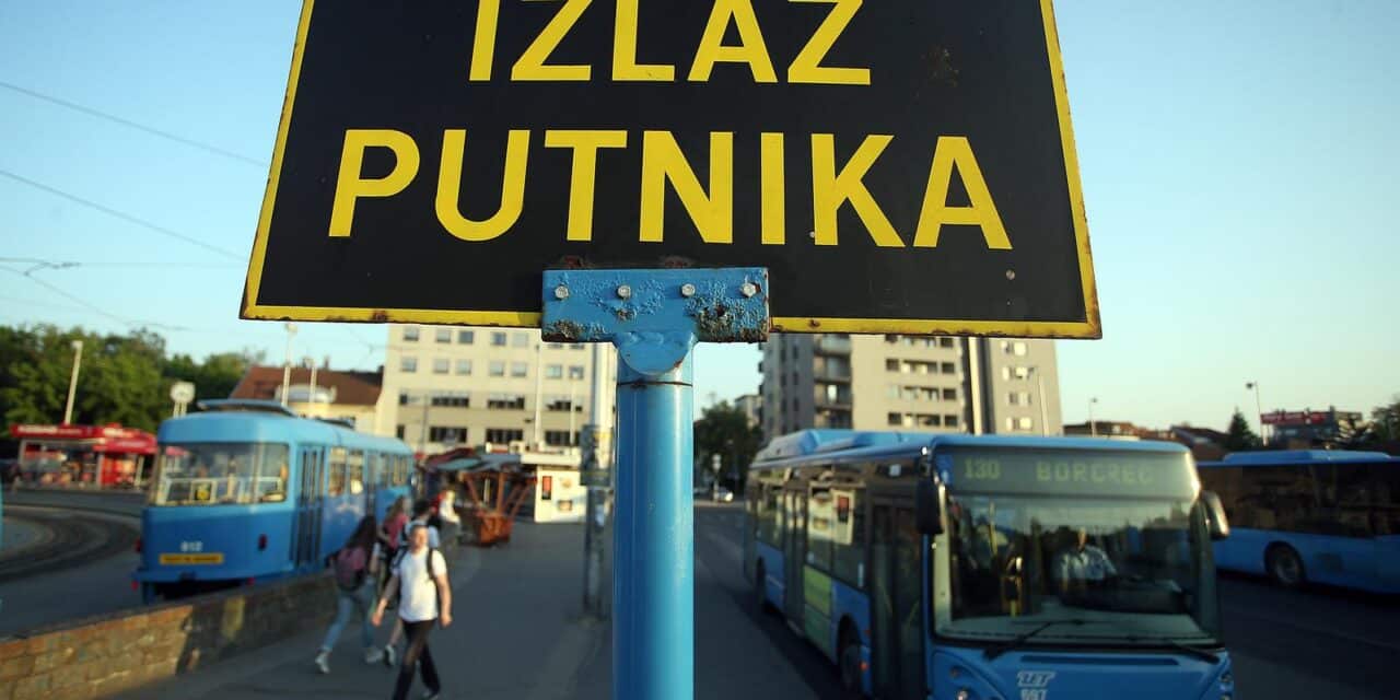 Zagreb: Okreti�te tramvaja i autobusa ?rnomerec
