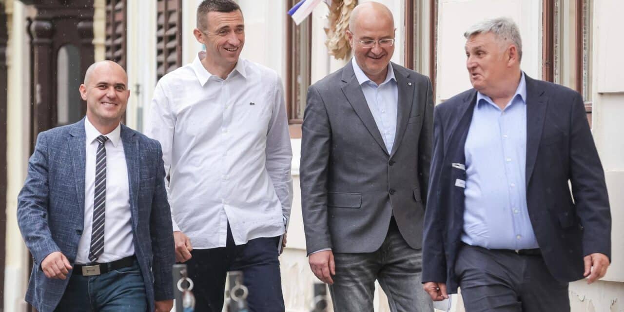 Zagreb: Sastanak Domovinskog pokreta i HDZ-a o formiranju nove Vlade