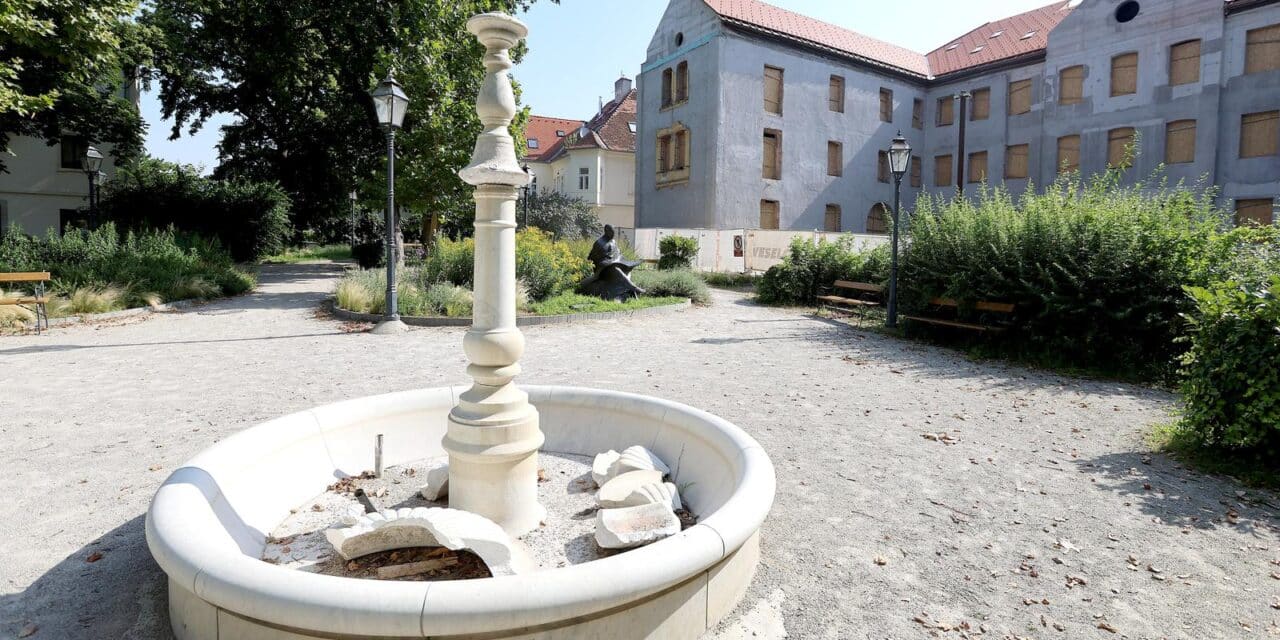 Zagreb: Godinu dana nakon oluje fontana na Griču još nije popravljena